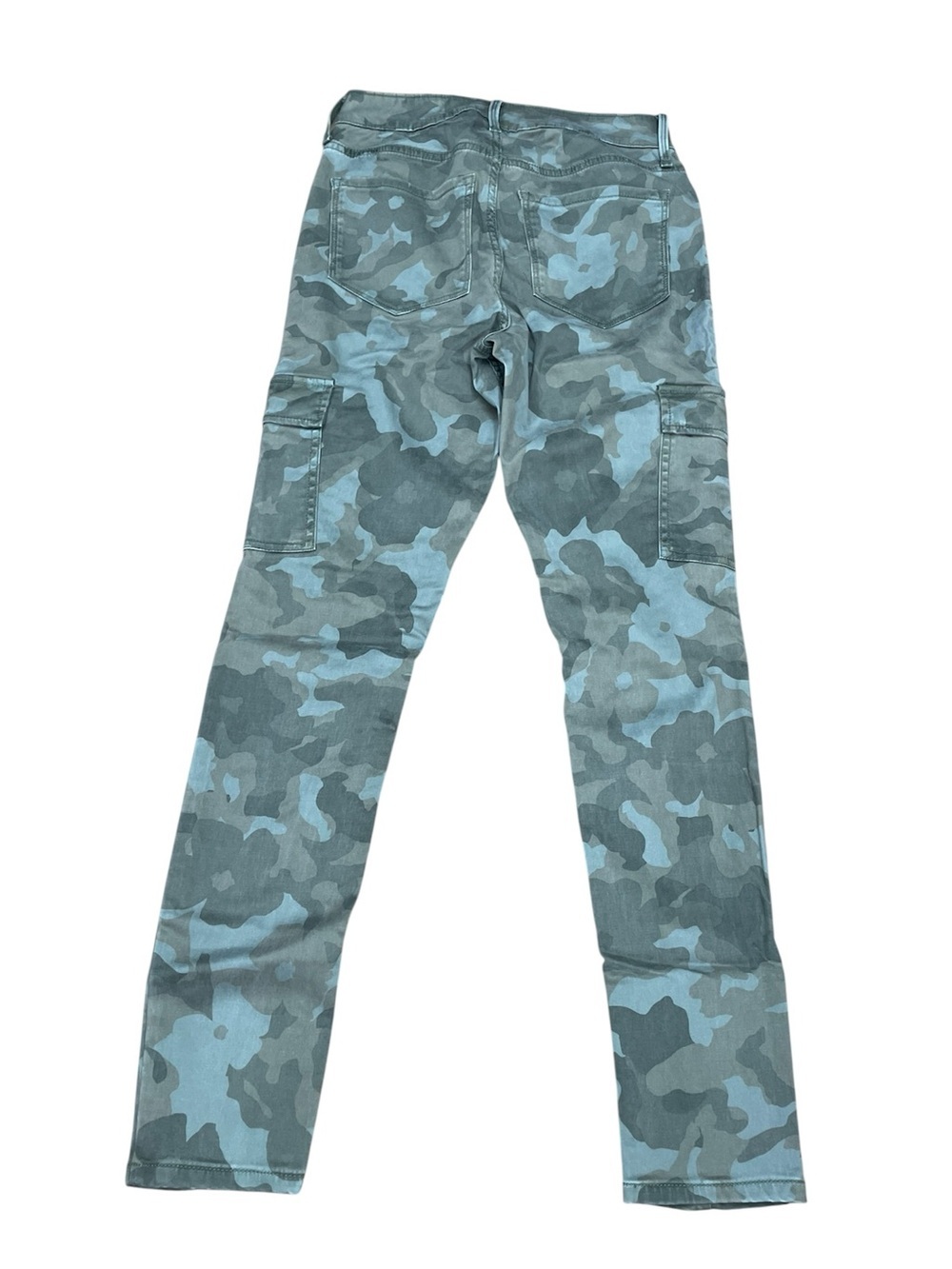 Old Navy Y2K RockStar Super Skinny High Rise Pants - sz 2 Cargo Army Camo Olive - Picture 8 of 9
